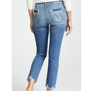 MOTHER The Rascal Ankle Chew Jeans